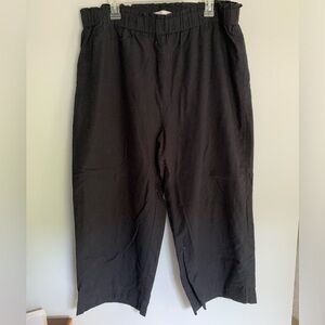 Abercrombie & Fitch Black Linen Pants
